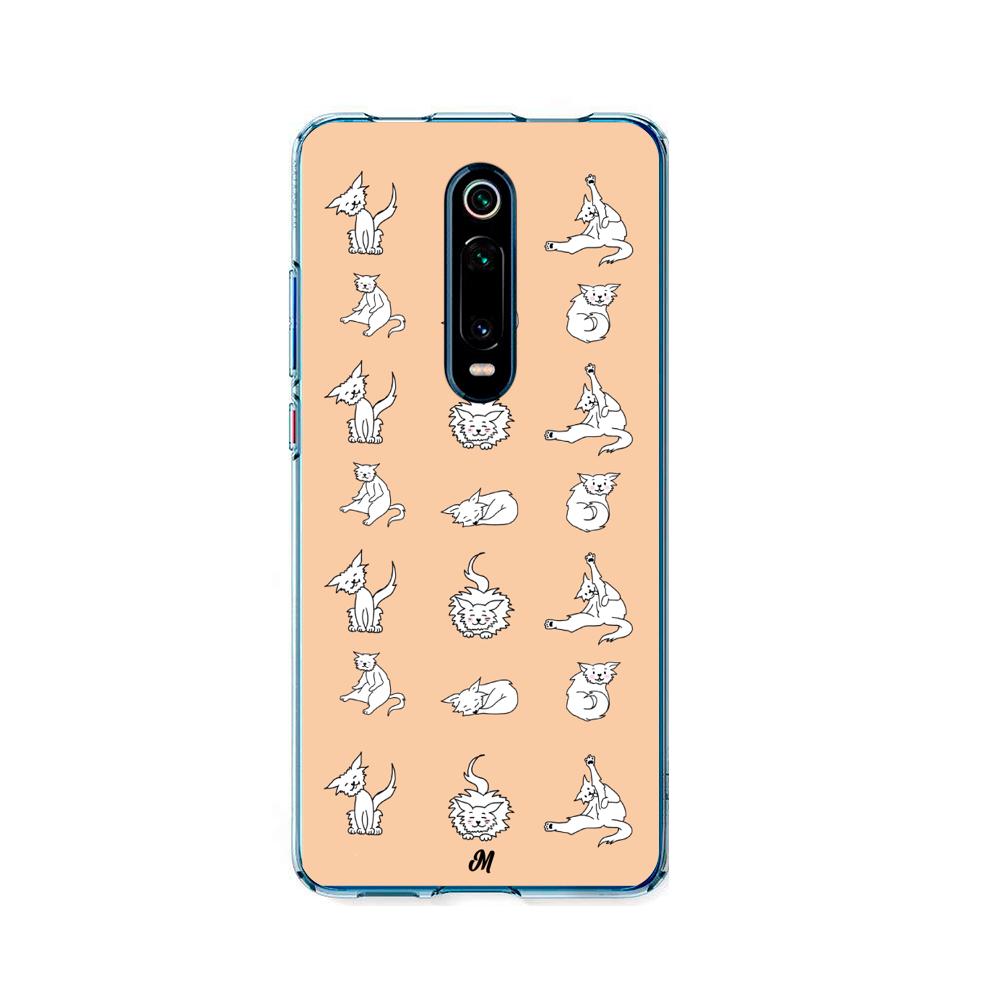 Case para Xiaomi Mi 9T / 9TPro Yoga gatuna - Mandala Cases
