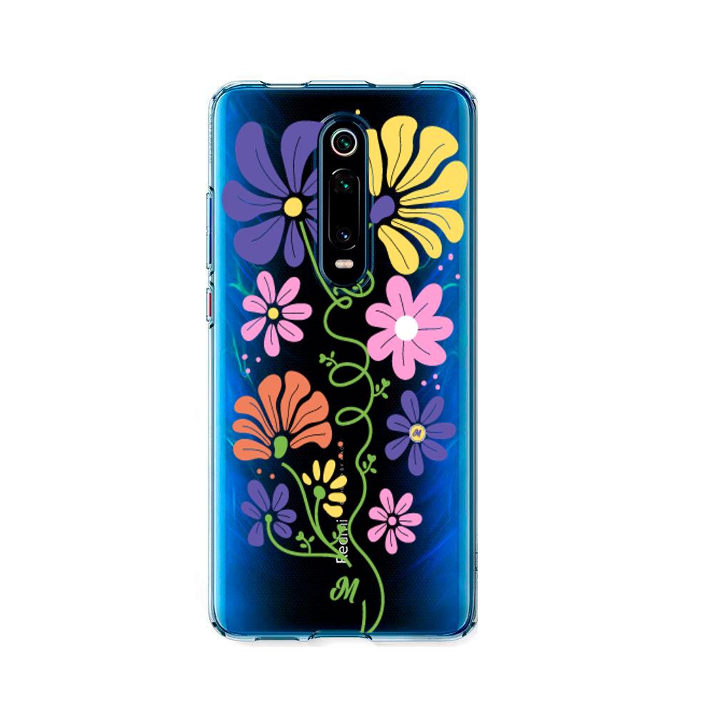 Case para Xiaomi Mi 9T / 9TPro Flores abstractas - Mandala Cases