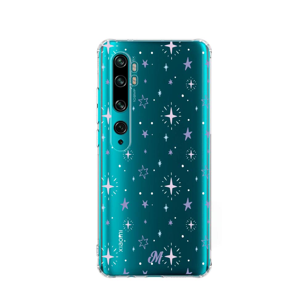 Case para Xiaomi Mi 10 / 10pro Funda Estrellas Moradas  - Mandala Cases
