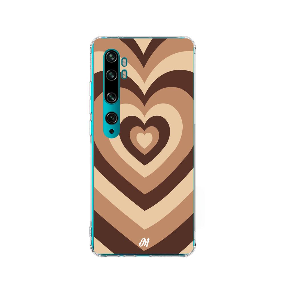 Case para Xiaomi Mi 10 / 10pro Corazón café - Mandala Cases