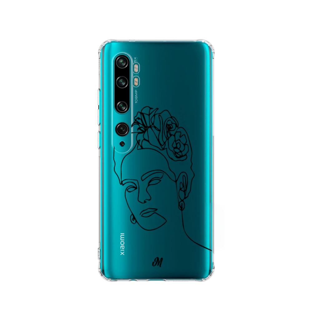 Estuches para Xiaomi note 10 / 10pro - Frida Line Art Case  - Mandala Cases