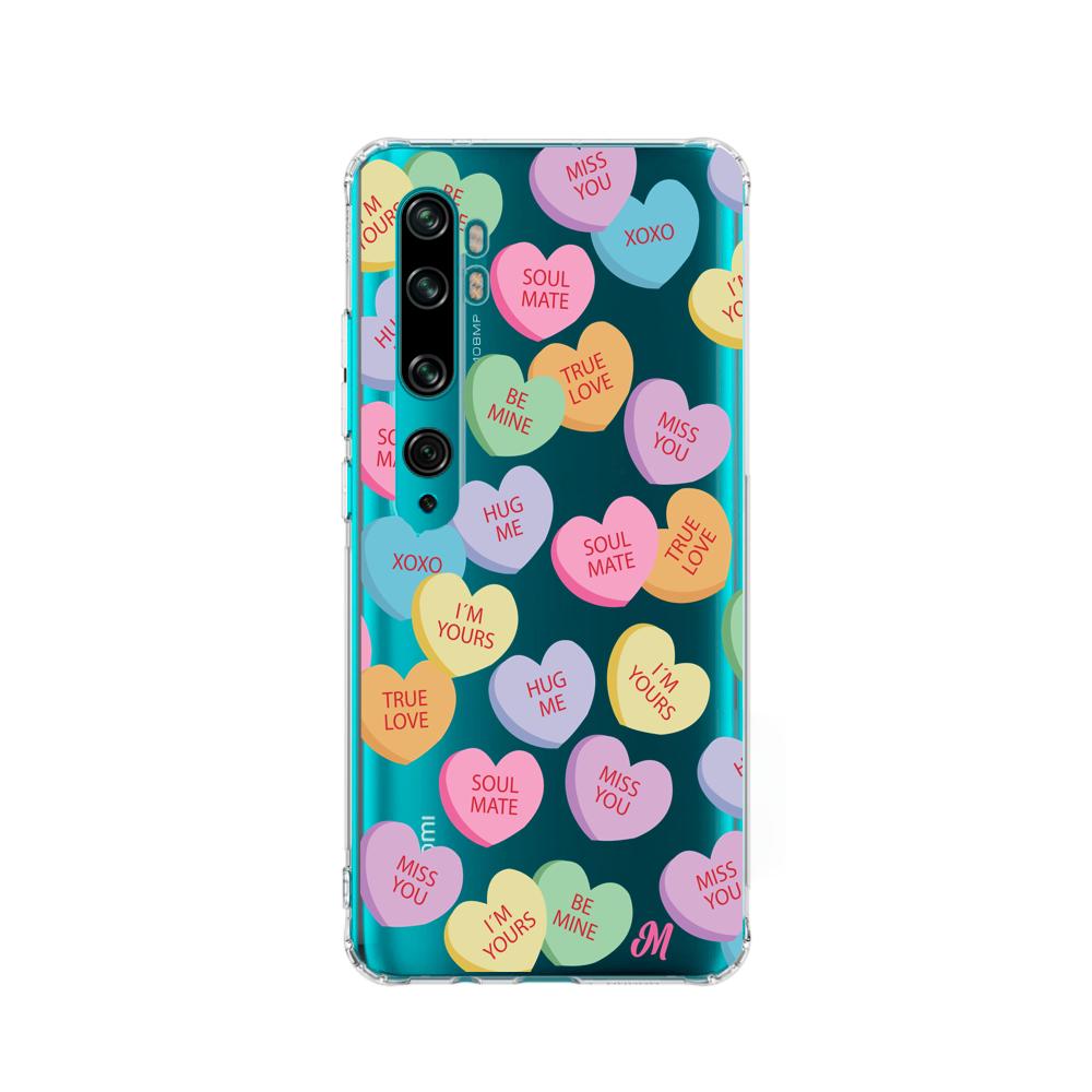 Case para Xiaomi Mi 10 / 10pro Corazones de caramelo - Mandala Cases