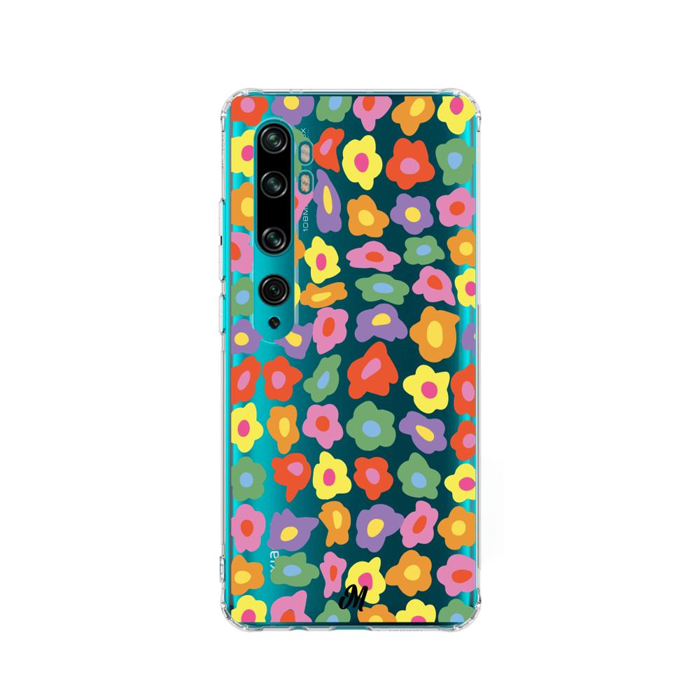 Case para Xiaomi Mi 10 / 10pro Flores Retro   - Mandala Cases