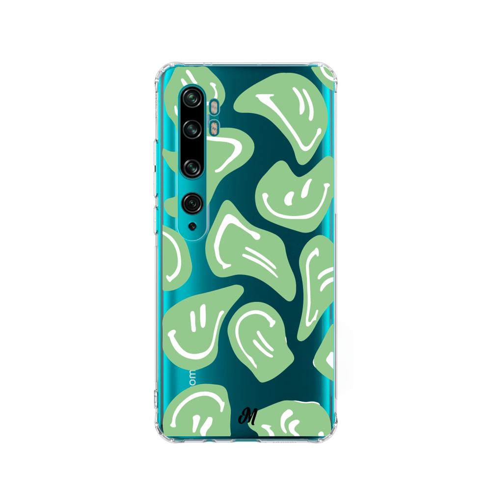 Case para Xiaomi Mi 10 / 10pro Happy Face Verde-  - Mandala Cases