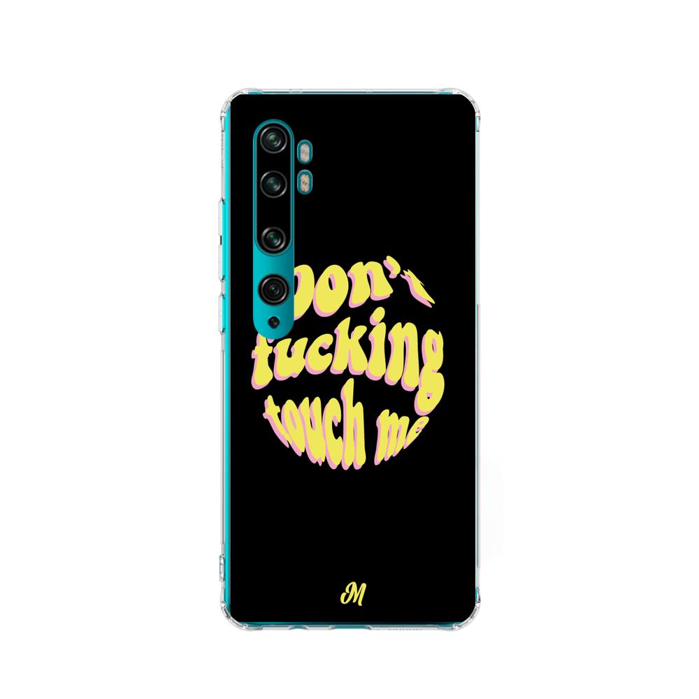 Case para Xiaomi Mi 10 / 10pro Don't fucking touch me amarillo - Mandala Cases