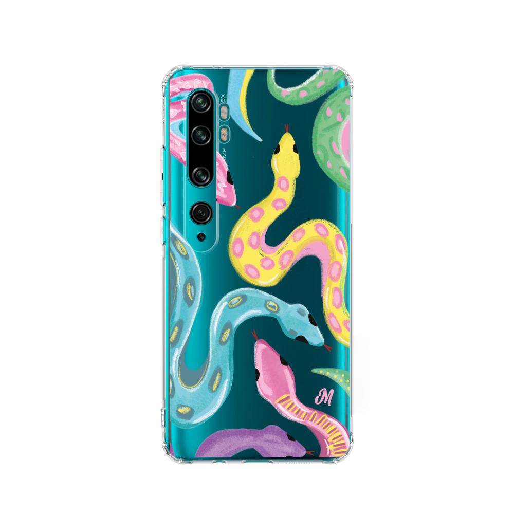 Case para Xiaomi Mi 10 / 10pro Serpientes coloridas - Mandala Cases