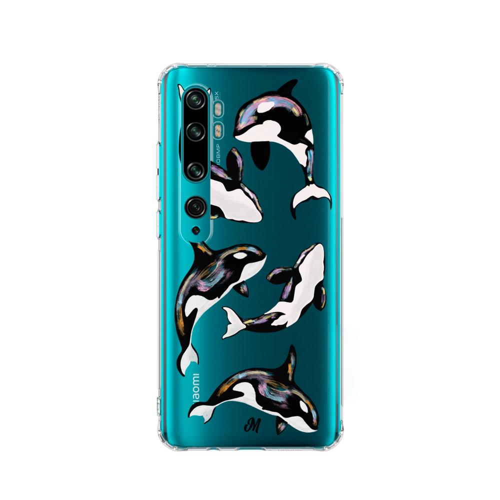 Case para Xiaomi Mi 10 / 10pro Ballenas marinas - Mandala Cases