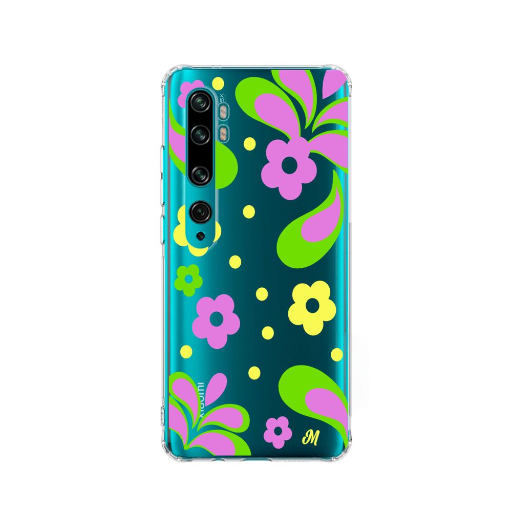 Case para Xiaomi Mi 10 / 10pro Flores moradas aesthetic - Mandala Cases