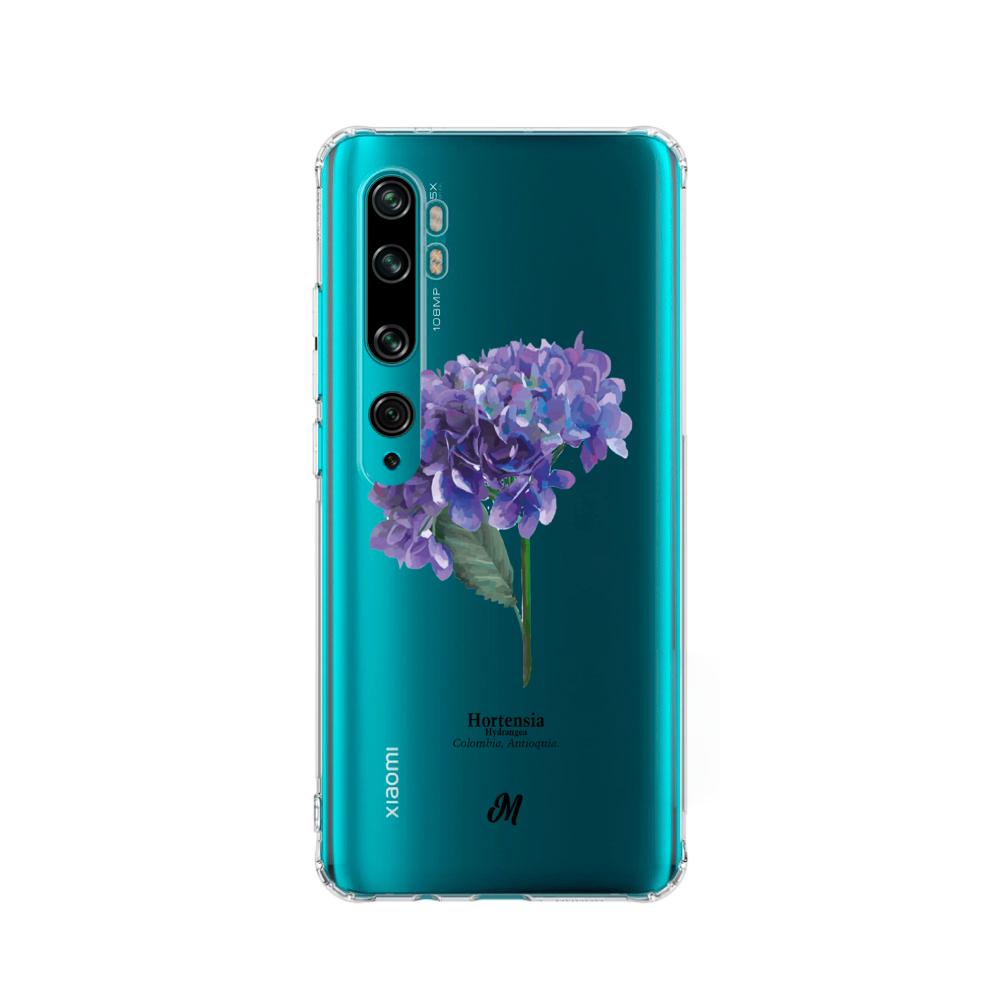 Case para Xiaomi Mi 10 / 10pro Hortensia lila - Mandala Cases