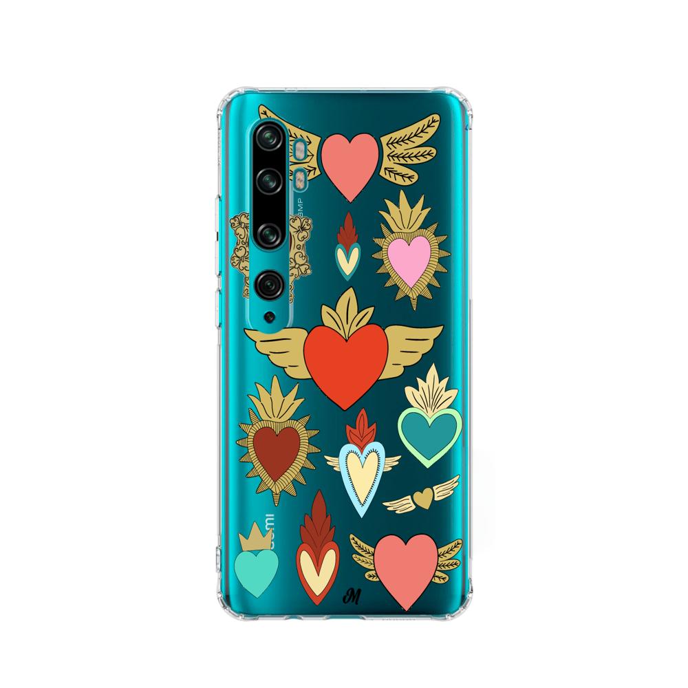 Case para Xiaomi Mi 10 / 10pro corazon angel - Mandala Cases