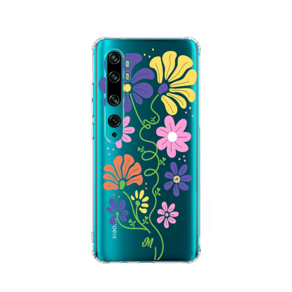 Case para Xiaomi Mi 10 / 10pro Flores abstractas - Mandala Cases