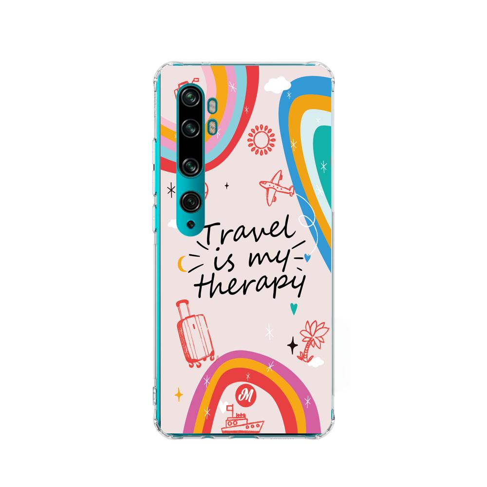 Cases para Xiaomi Mi 10 / 10pro TRAVEL IS MY THERAPY - Mandala Cases