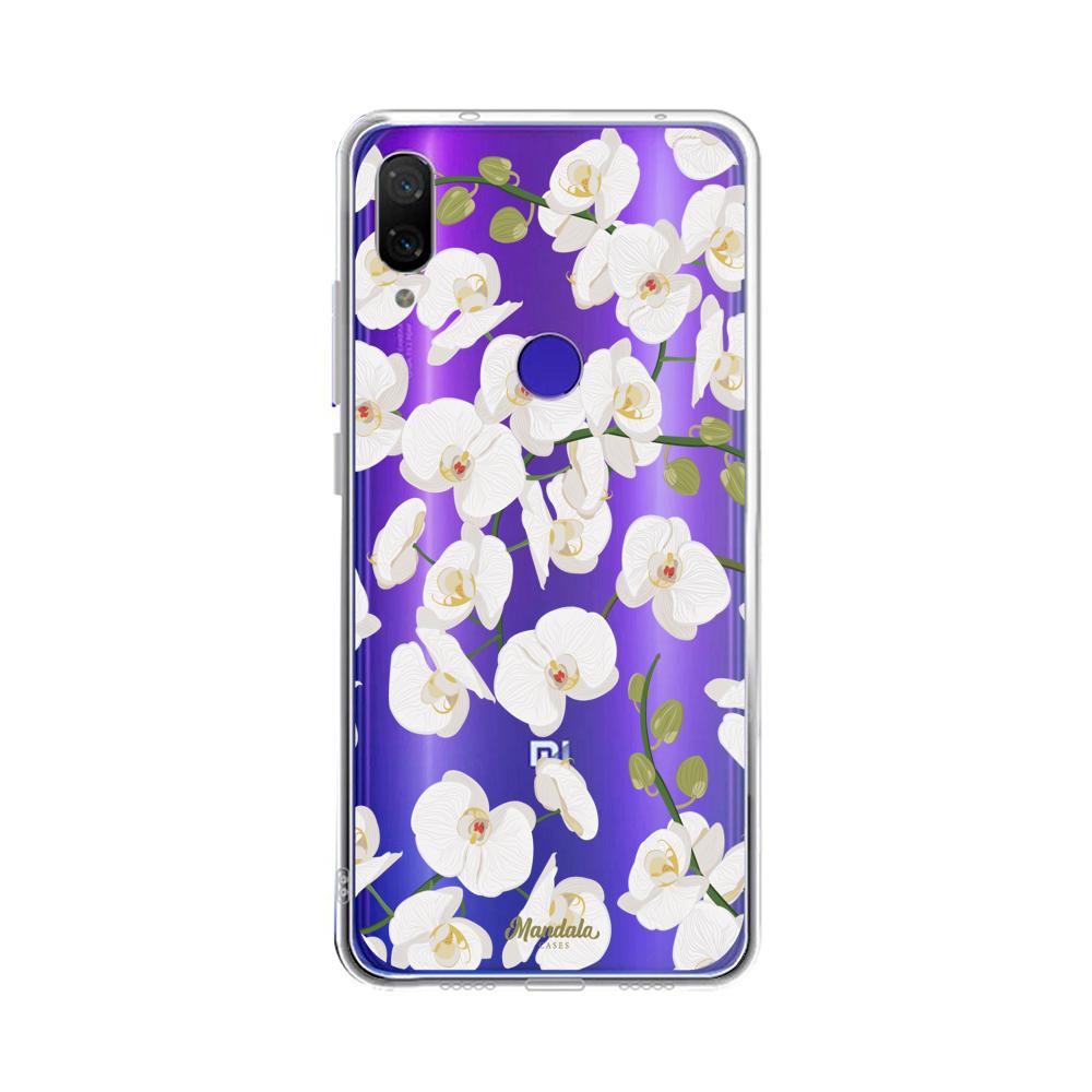 Case para Xiaomi Redmi note 7 Funda Orquídeas  - Mandala Cases