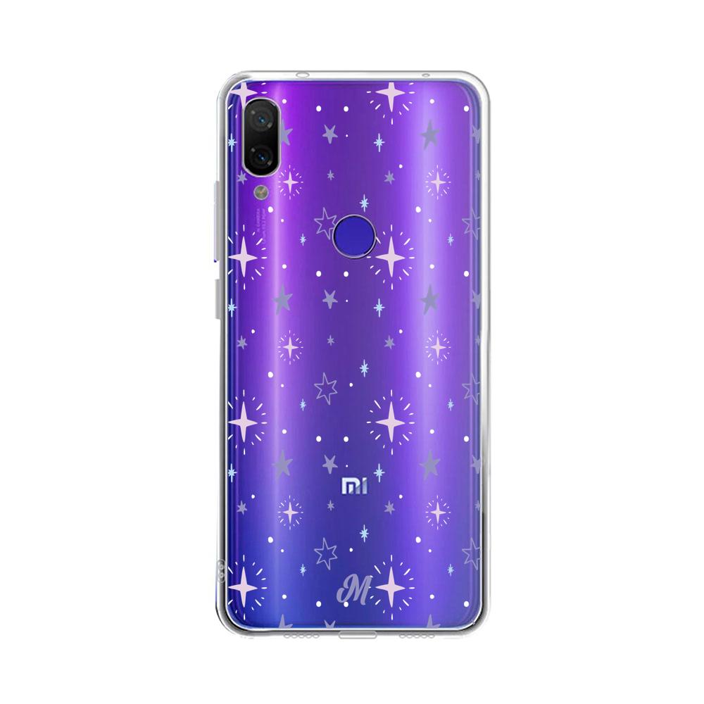 Case para Xiaomi Redmi note 7 Funda Estrellas Moradas  - Mandala Cases