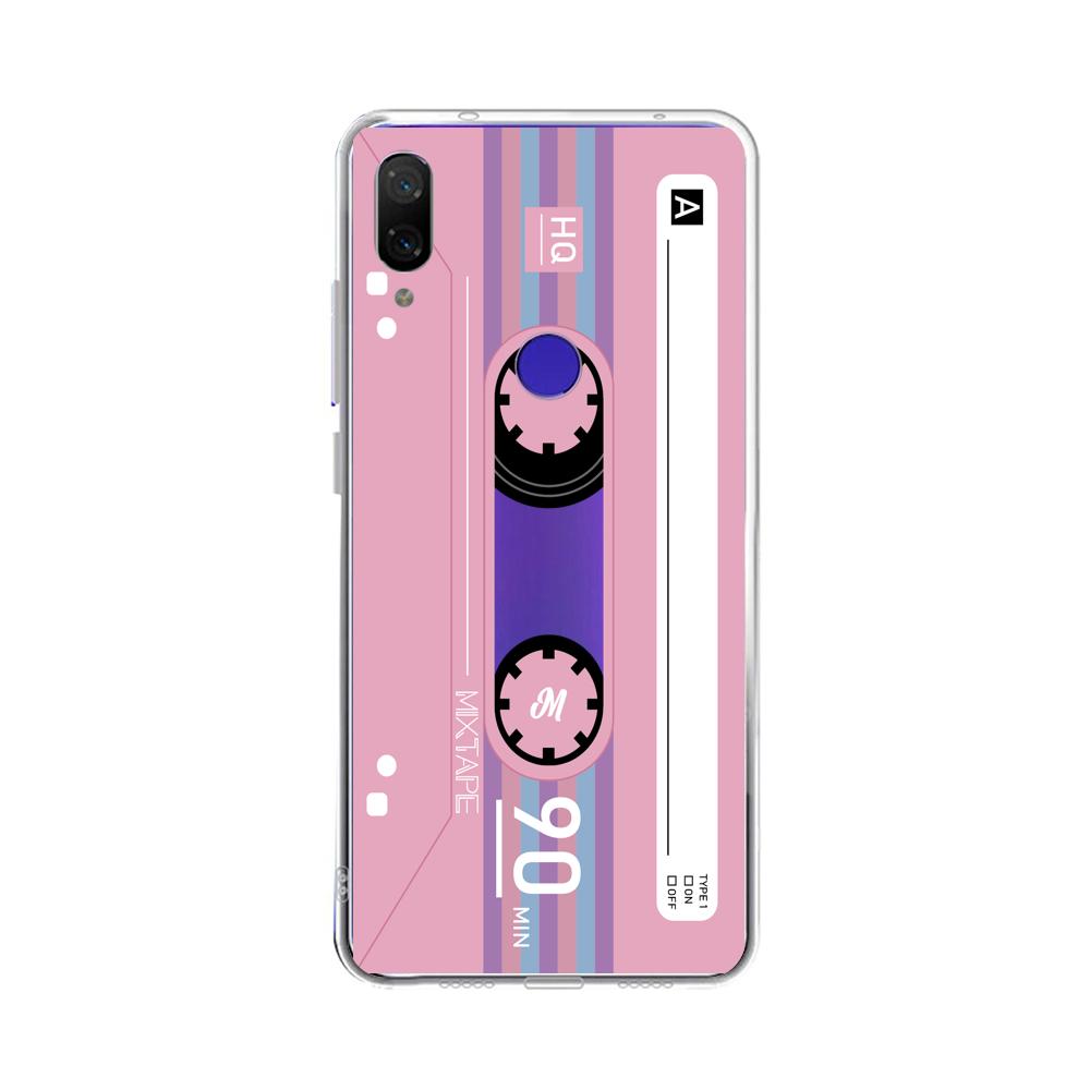 Case para Xiaomi Redmi note 7 Funda Cassette Rosa - Mandala Cases