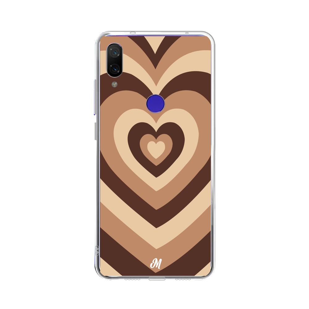 Case para Xiaomi Redmi note 7 Corazón café - Mandala Cases