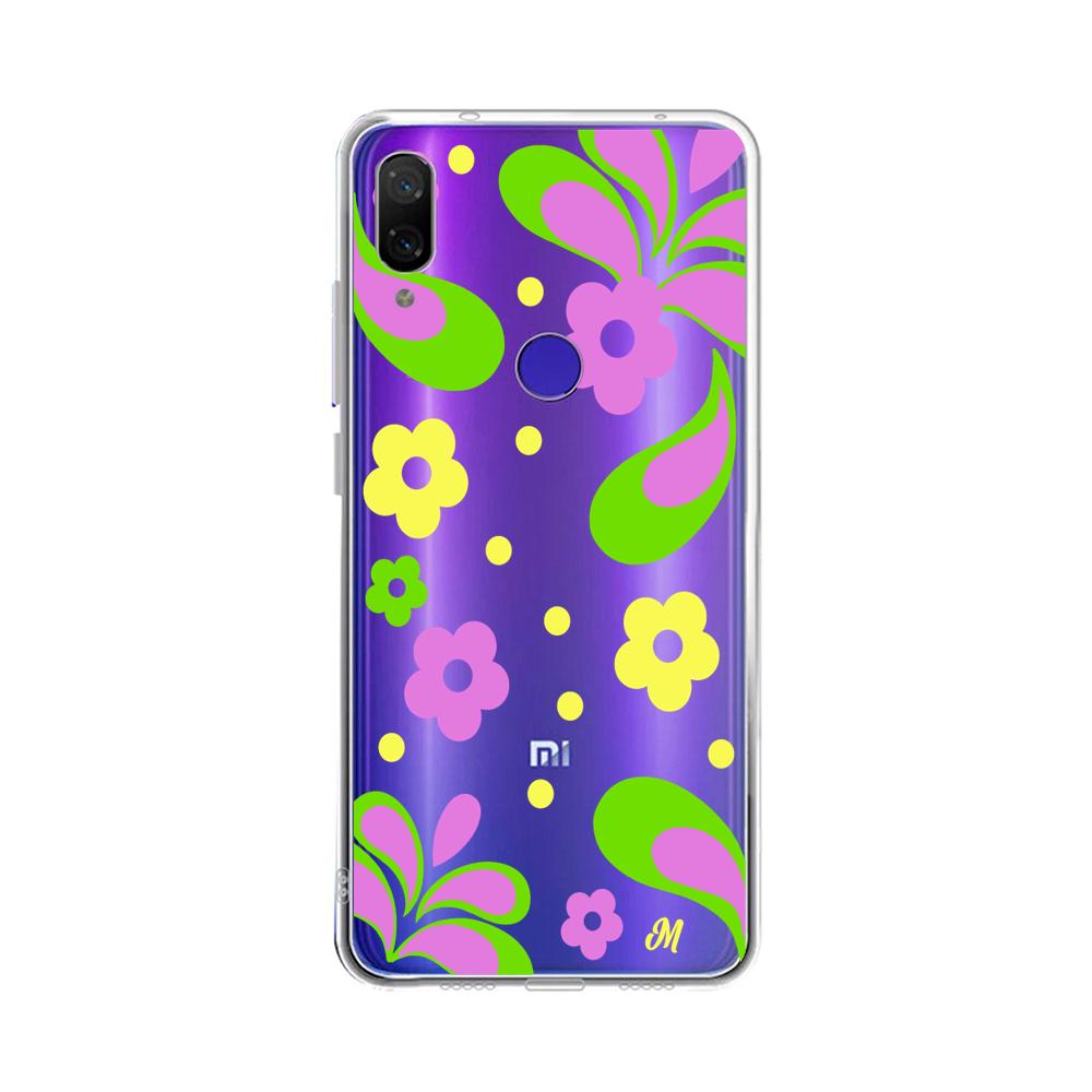 Case para Xiaomi Redmi note 7 Flores moradas aesthetic - Mandala Cases