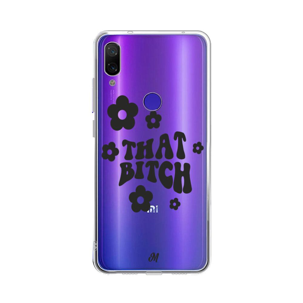 Case para Xiaomi Redmi note 7 that bitch negro - Mandala Cases