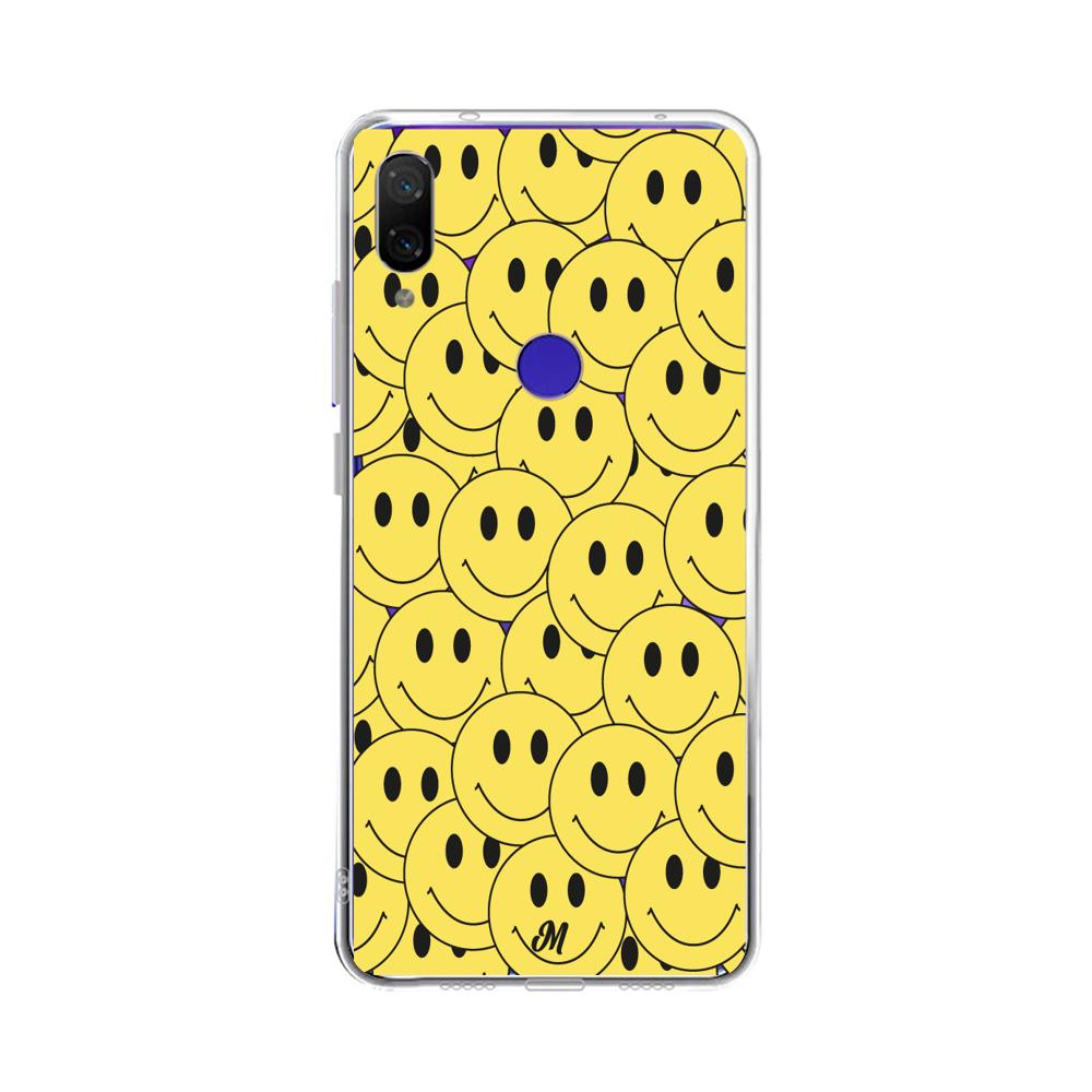Case para Xiaomi Redmi note 7 Yellow happy faces - Mandala Cases