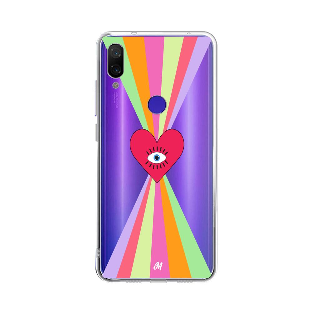 Case para Xiaomi Redmi note 7 Corazon arcoiris - Mandala Cases