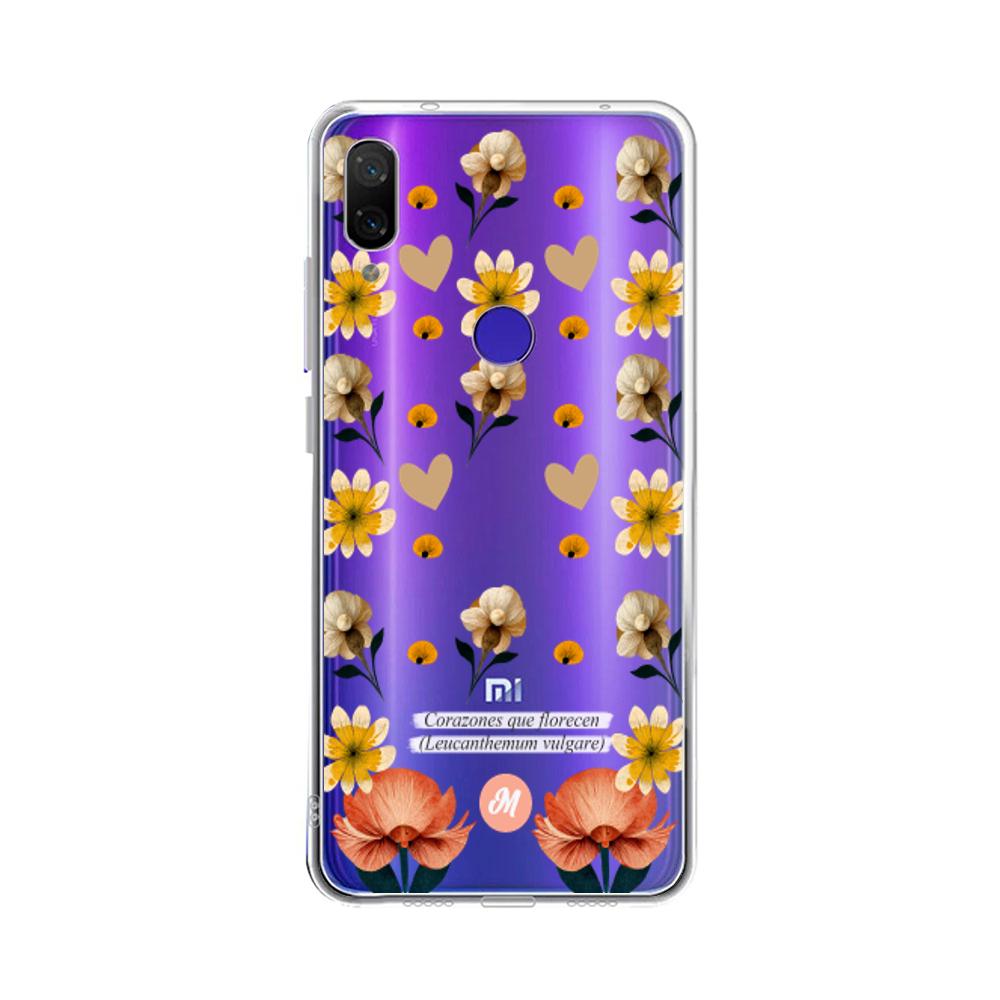 Cases para Xiaomi Redmi note 7 Corazones que florecen - Mandala Cases
