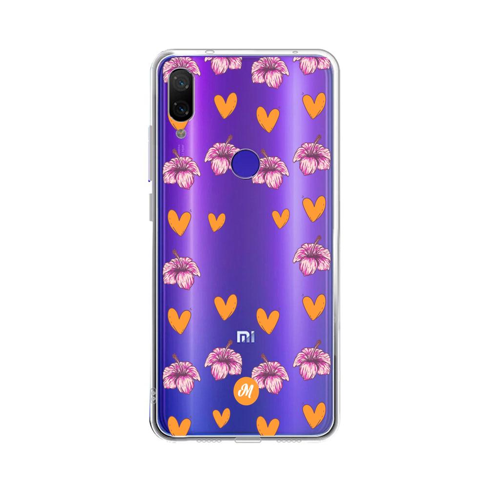 Cases para Xiaomi Redmi note 7 Amor naranja - Mandala Cases