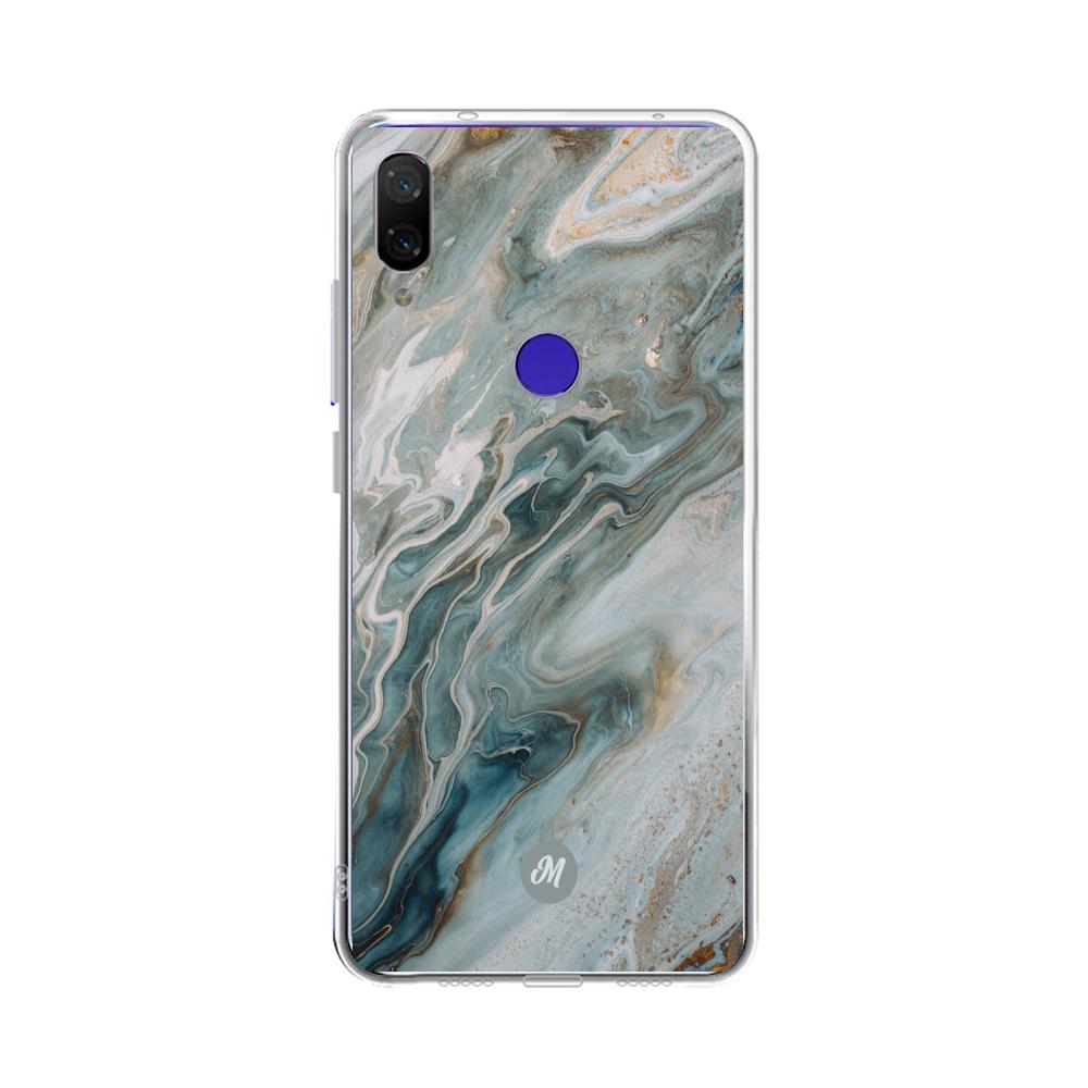 Cases para Xiaomi Redmi note 7 liquid marble gray - Mandala Cases