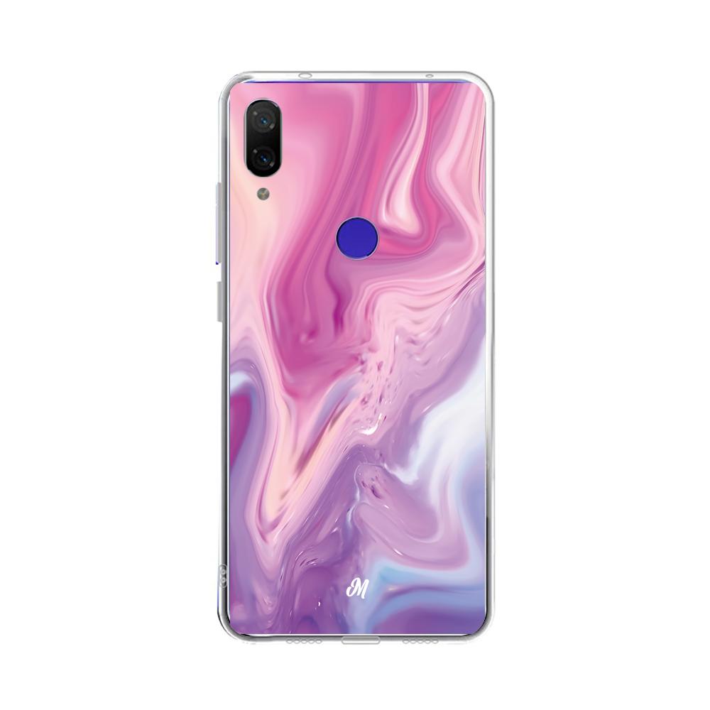 Cases para Xiaomi Redmi note 7 Marmol liquido pink - Mandala Cases