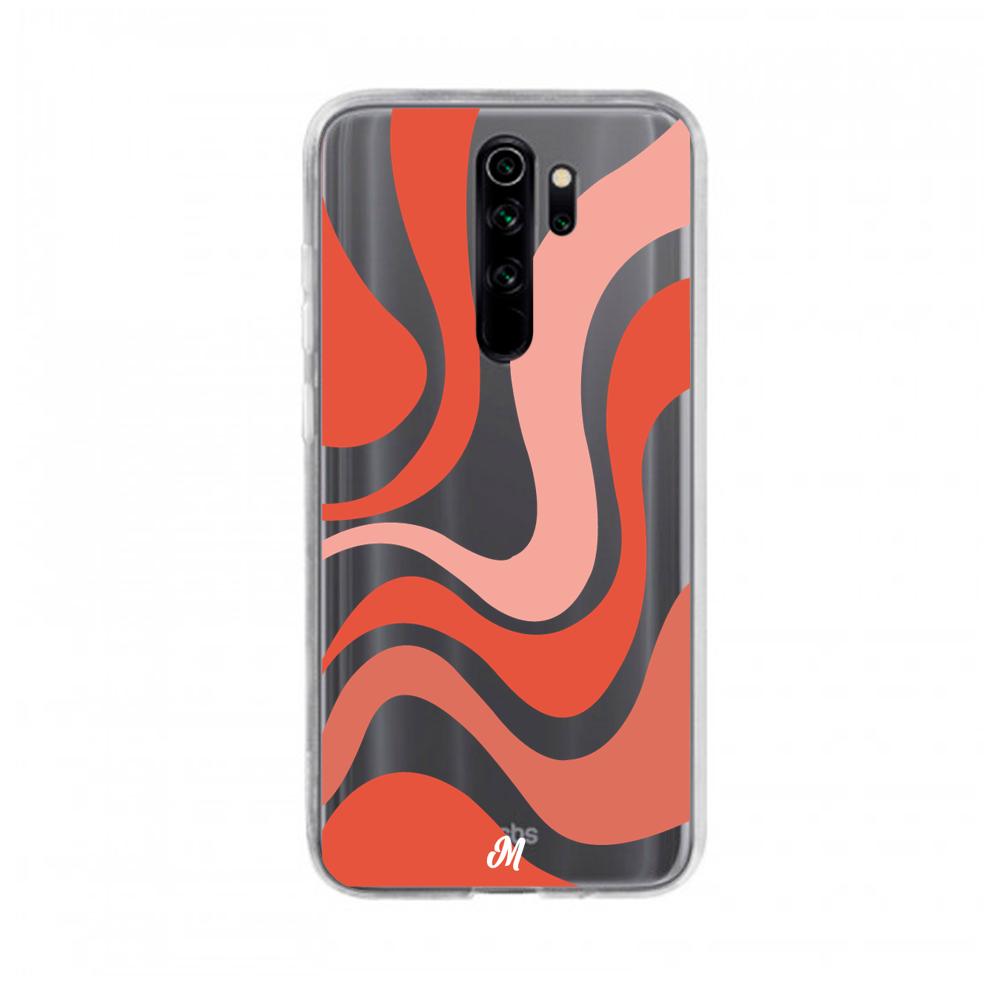 Case para Xiaomi note 8 pro Groovy rojo - Mandala Cases