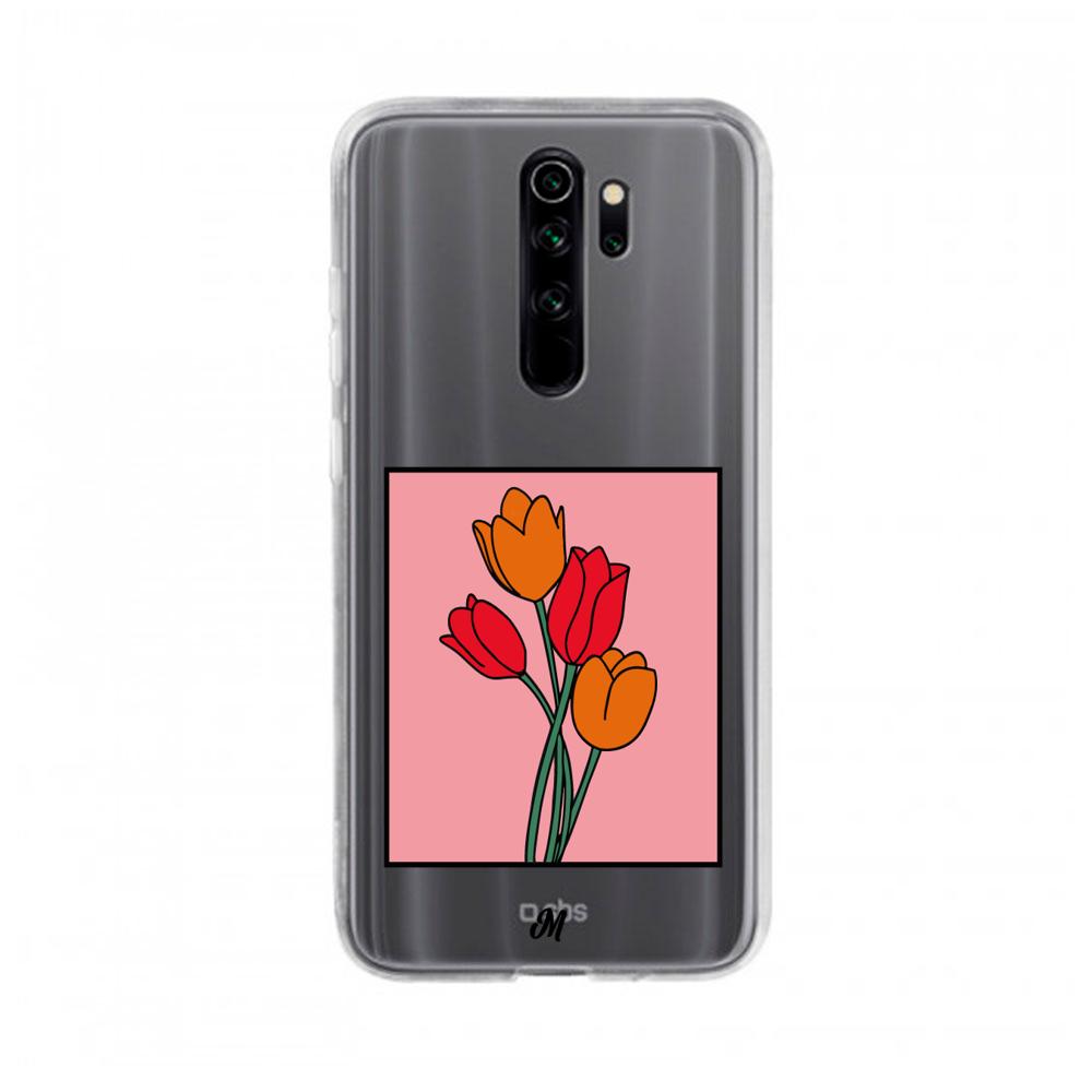 Case para Xiaomi note 8 pro Tulipanes de amor - Mandala Cases