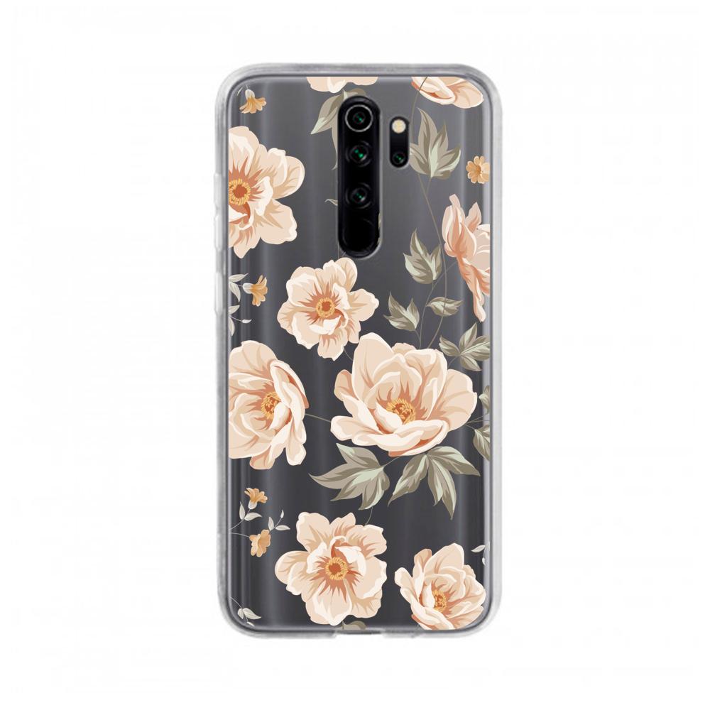 Case para Xiaomi note 8 pro de Flores Beige - Mandala Cases