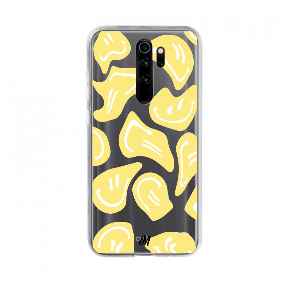 Case para Xiaomi note 8 pro Happy Face Amarillo-  - Mandala Cases