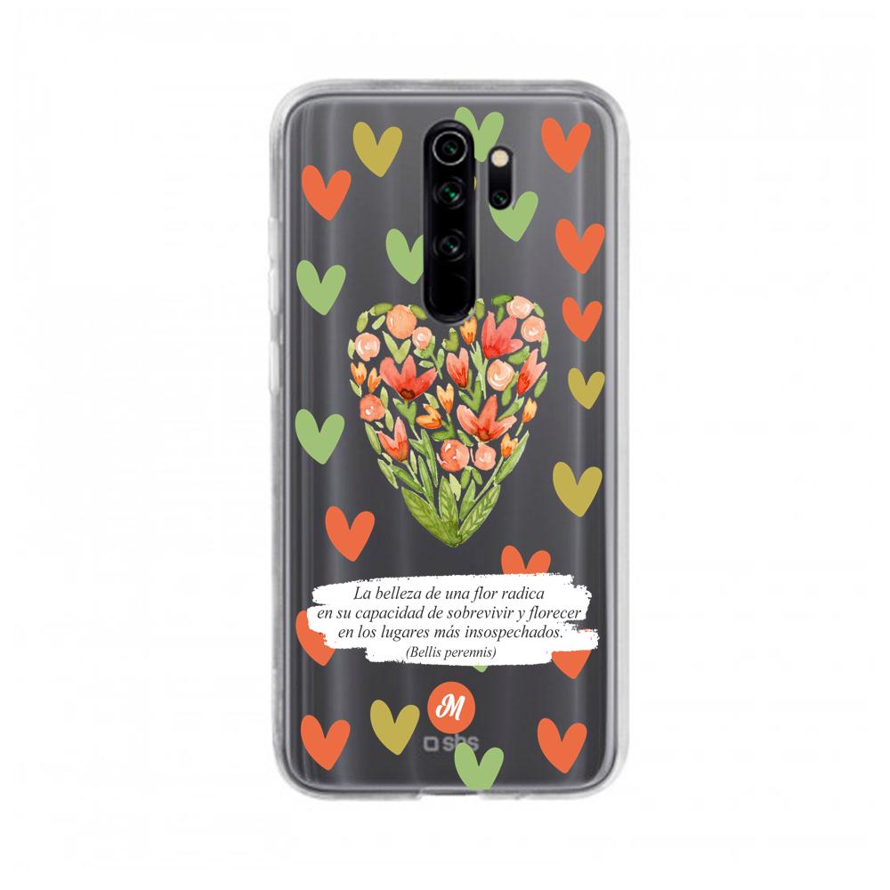 Cases para Xiaomi note 8 pro Flores de colores - Mandala Cases