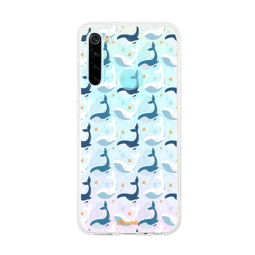 Case para Xiaomi redmi note 8 Funda Pequeñas Ballenas  - Mandala Cases