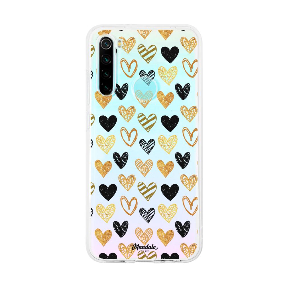 Case para Xiaomi redmi note 8 Funda Corazones pequeños  - Mandala Cases