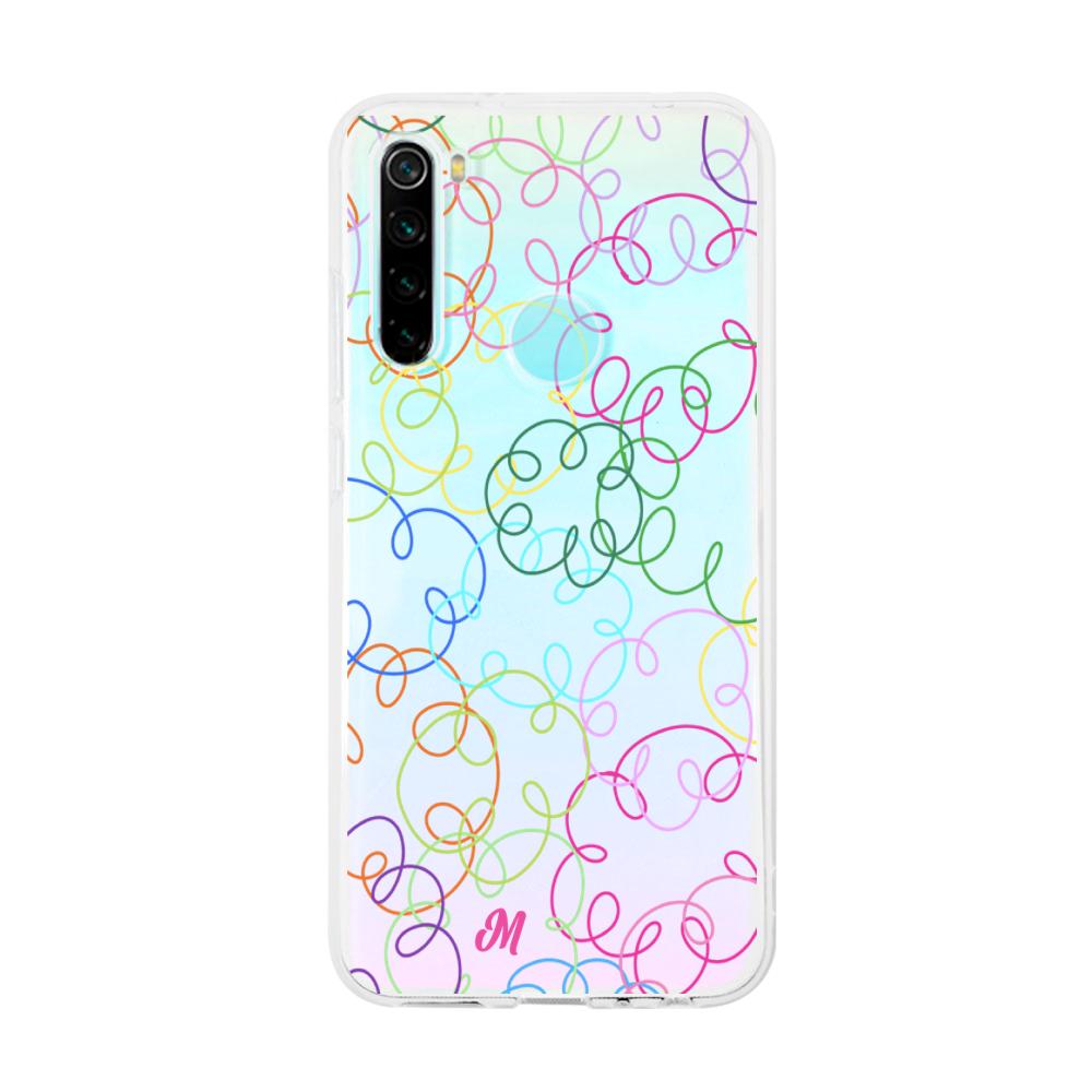 Case para Xiaomi redmi note 8 Curly lines - Mandala Cases