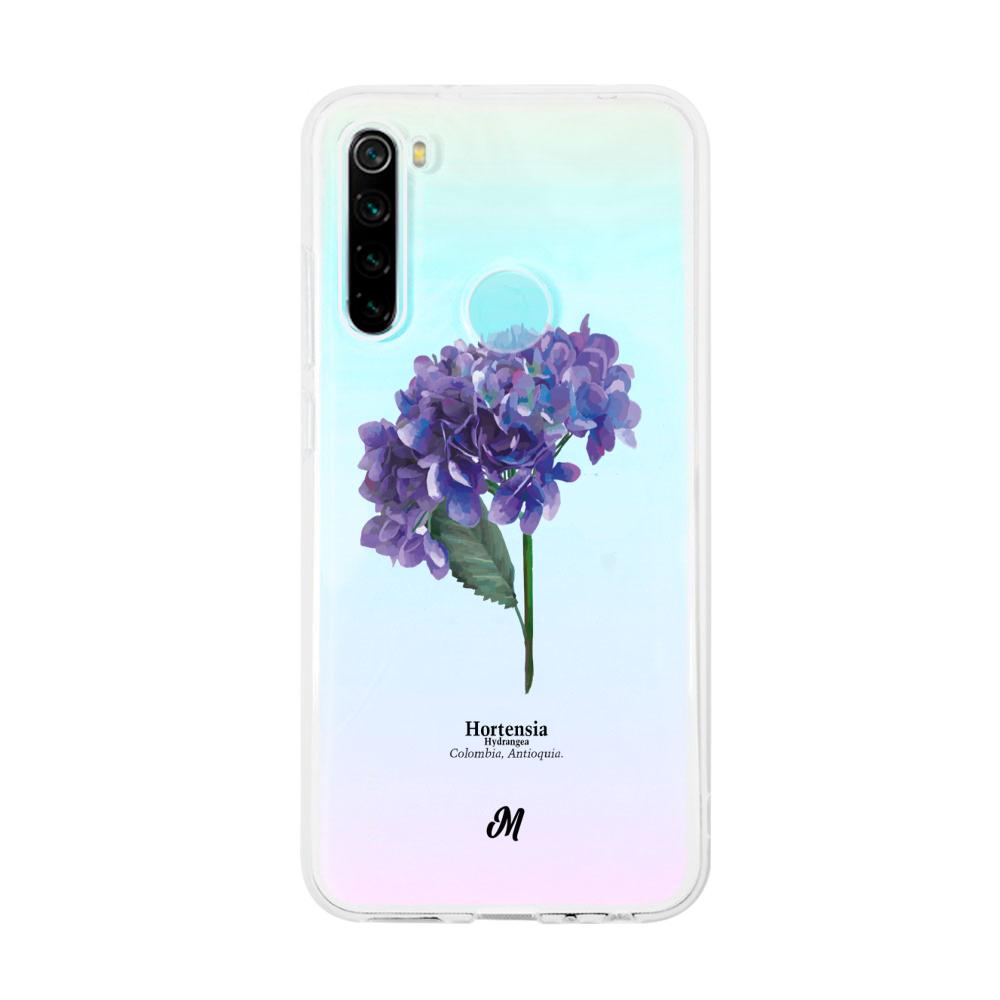 Case para Xiaomi redmi note 8 Hortensia lila - Mandala Cases