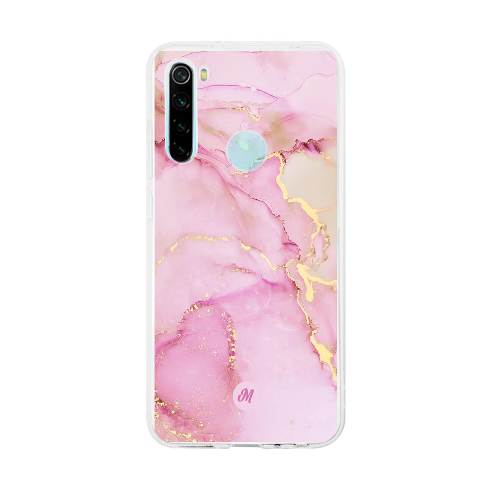 Cases para Xiaomi redmi note 8 Pink marble - Mandala Cases