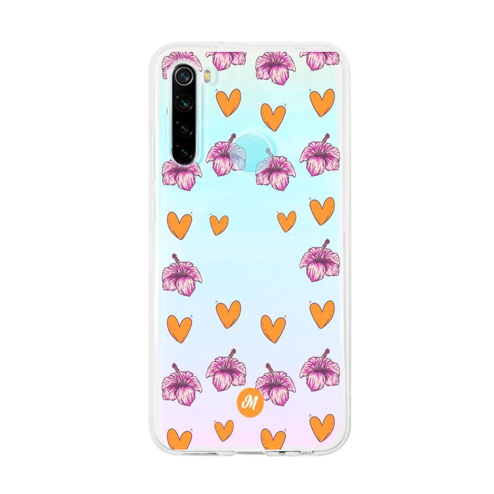 Cases para Xiaomi redmi note 8 Amor naranja - Mandala Cases