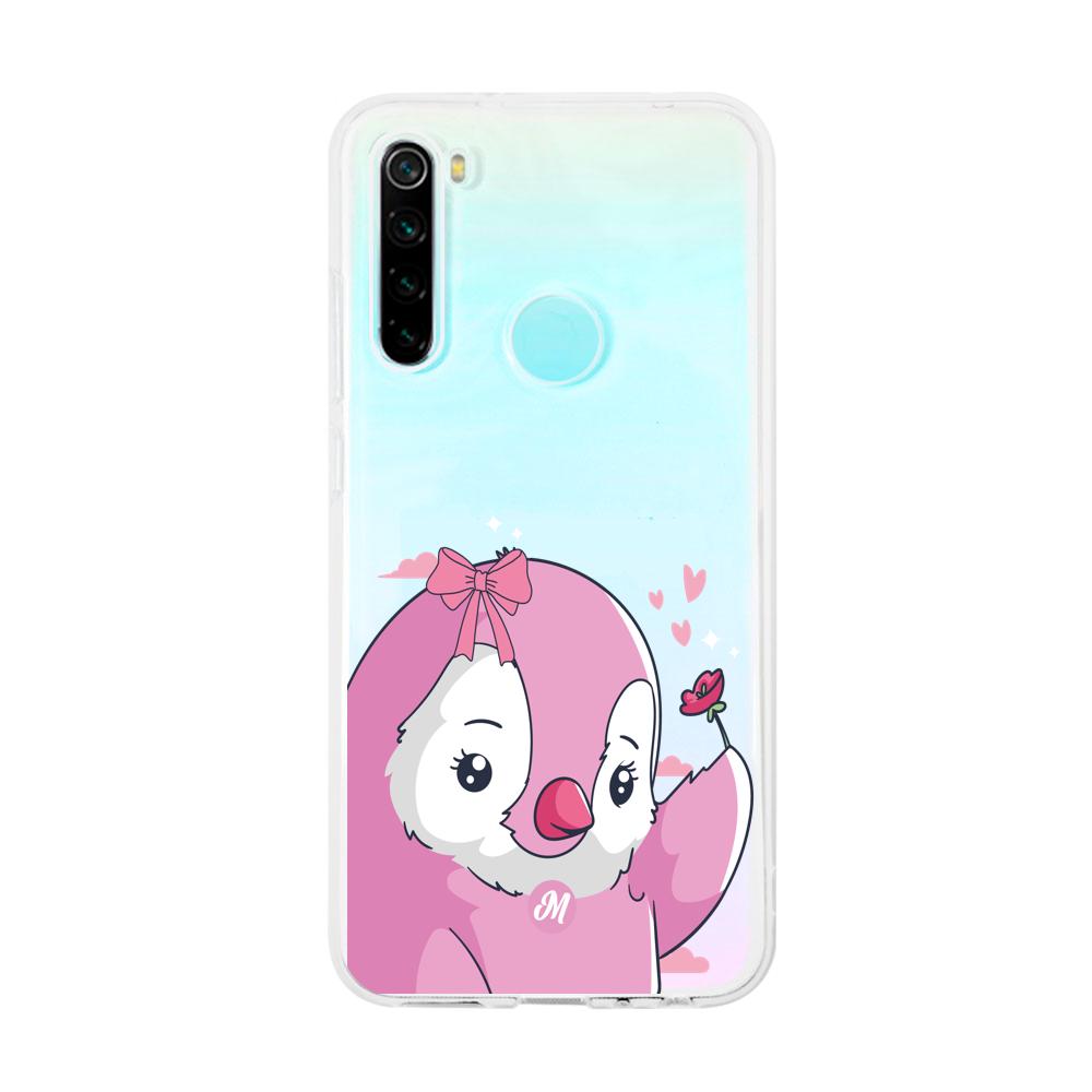 Cases para Xiaomi redmi note 8 Pingüino Coquette - Mandala Cases