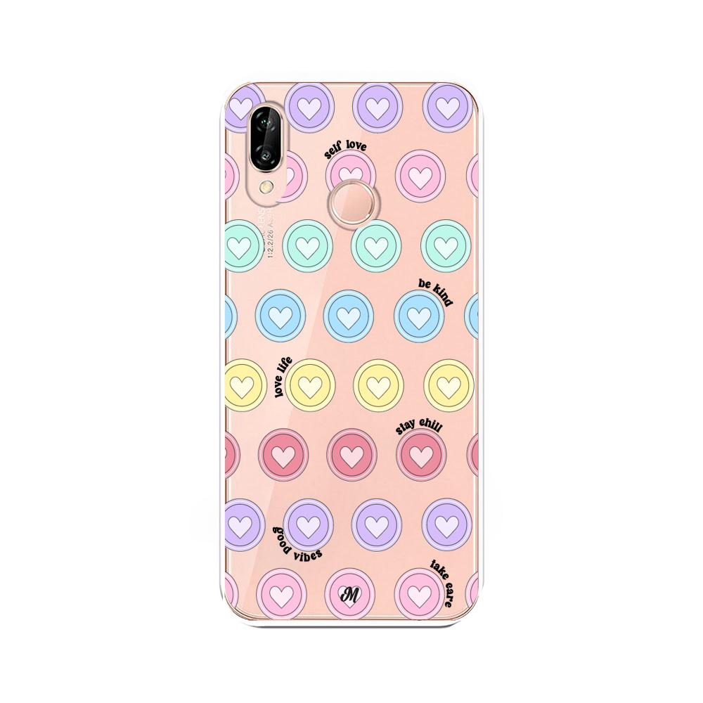 Case para Huawei P20 Lite Sellos de amor - Mandala Cases