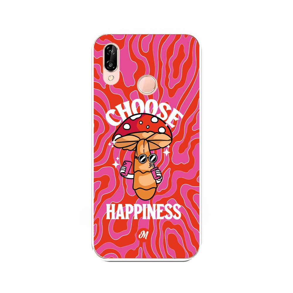 Cases para Huawei P20 Lite Choose happiness - Mandala Cases