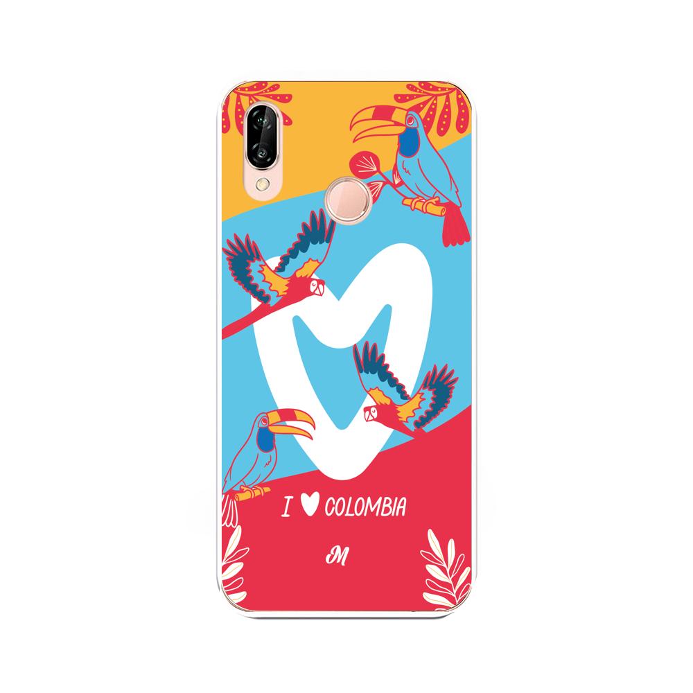 Cases para Huawei P20 Lite I LOVE COLOMBIA - Mandala Cases