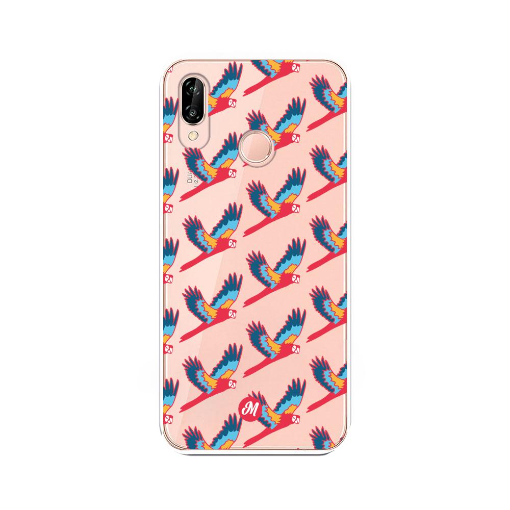 Cases para Huawei P20 Lite Guacamayo escarlata - Mandala Cases