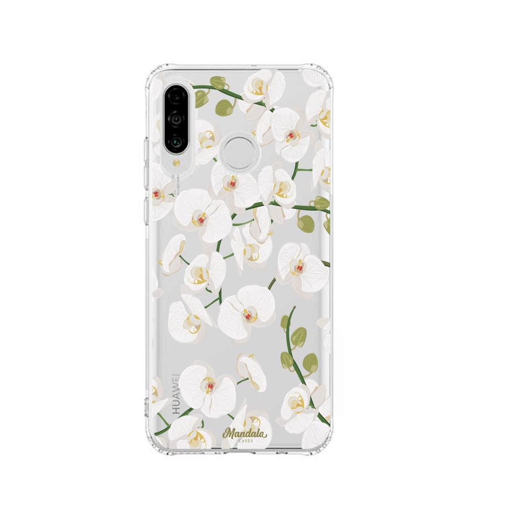 Case para Huawei P30 lite Funda Orquídeas  - Mandala Cases