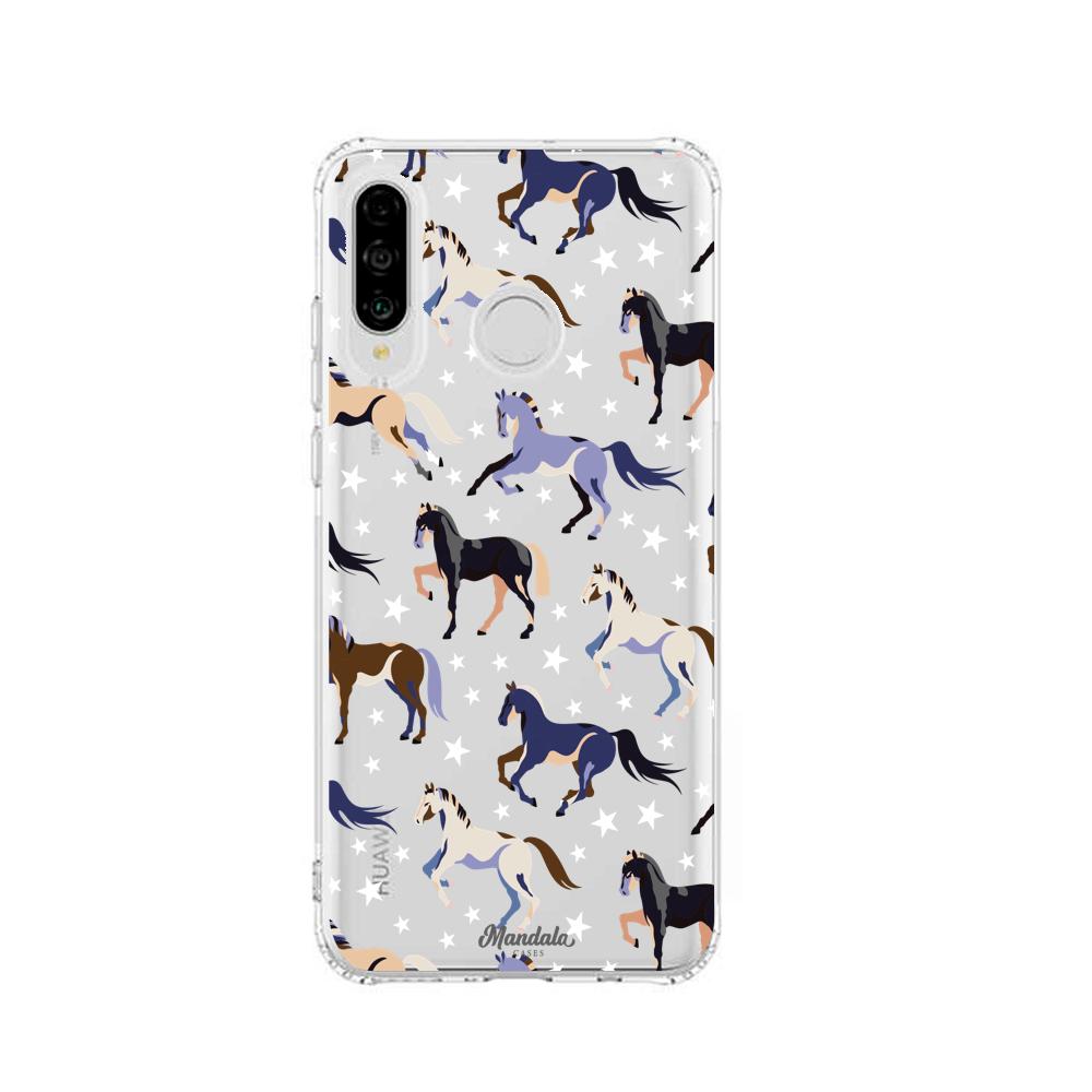 Case para Huawei P30 lite Funda Caballos  - Mandala Cases