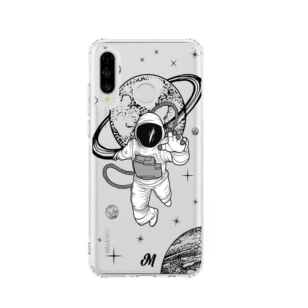 Case para Huawei P30 lite Funda Saturno Astronauta - Mandala Cases