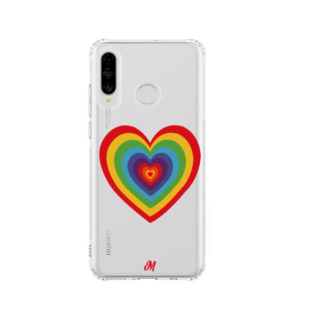 Case para Huawei P30 lite Amor y Paz - Mandala Cases