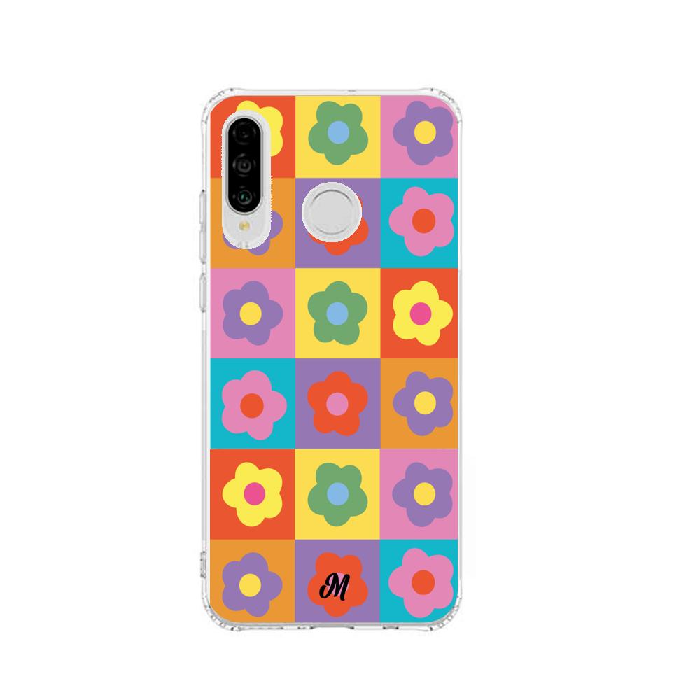 Case para Huawei P30 lite Colors and Flowers - Mandala Cases