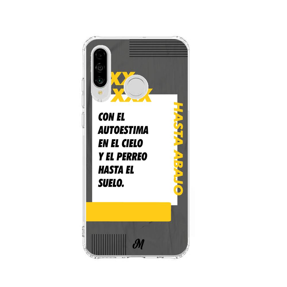 Case para Huawei P30 lite Con el autoestima en el cielo negro - Mandala Cases